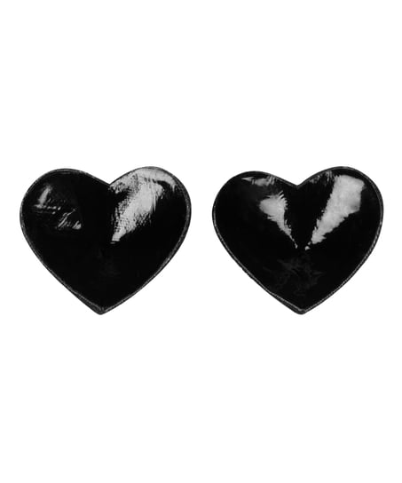 Osłonki na sutki Nienke Heart, Czarny