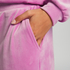 Welurowe spodnie od piżamy, Różowy