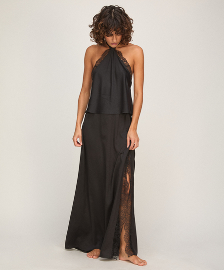 Halter Top Cecilia, Czarny