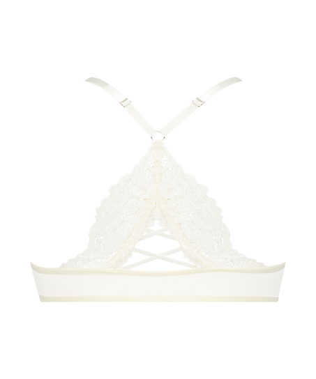 Usztywniany biustonosz push-up Harmony, Biały