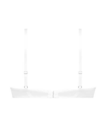 Biustonosz nieusztywniany z fiszbinami Anna, Biały