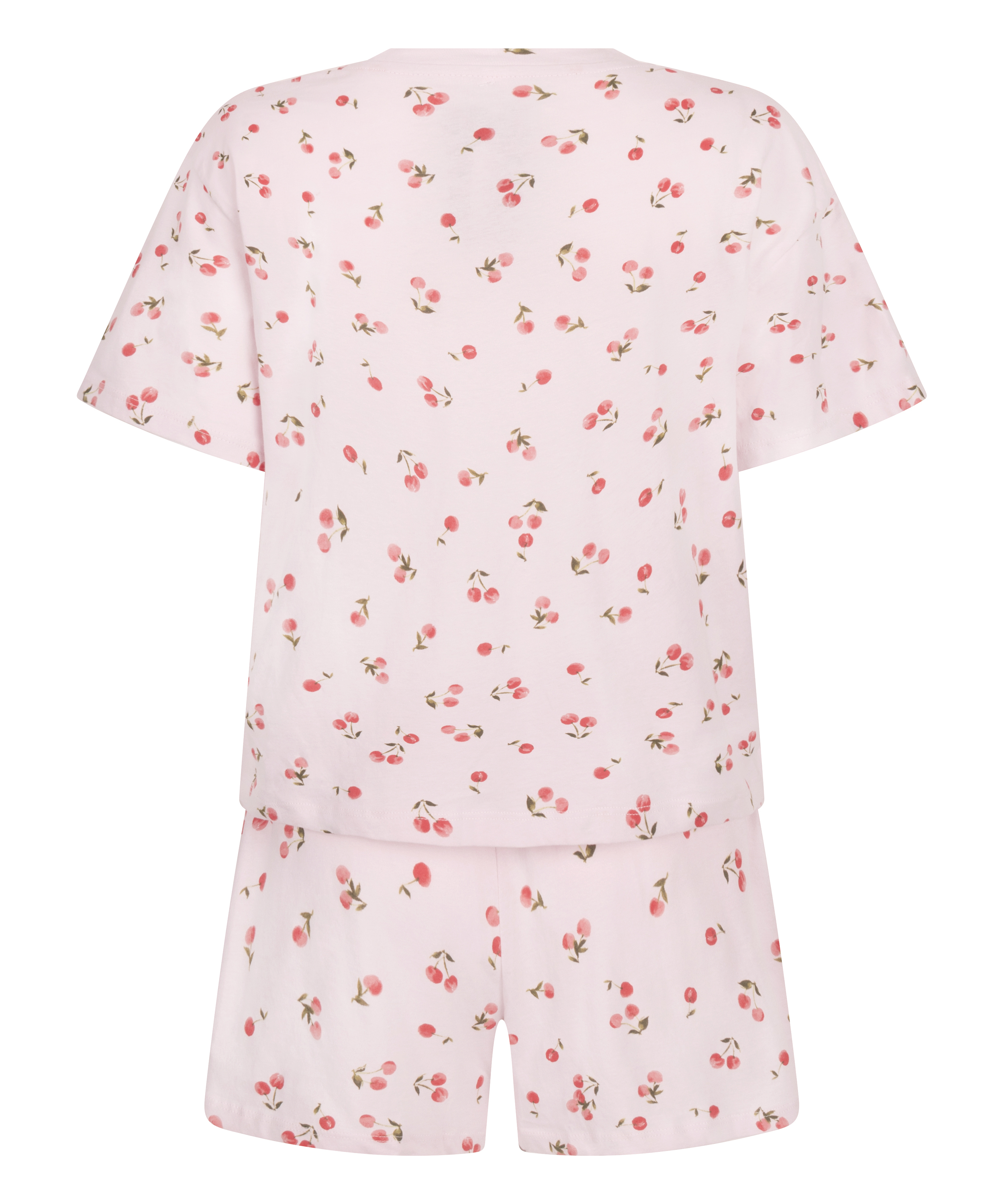 Zestaw piżamowy z bawełny, Fioletowy, main