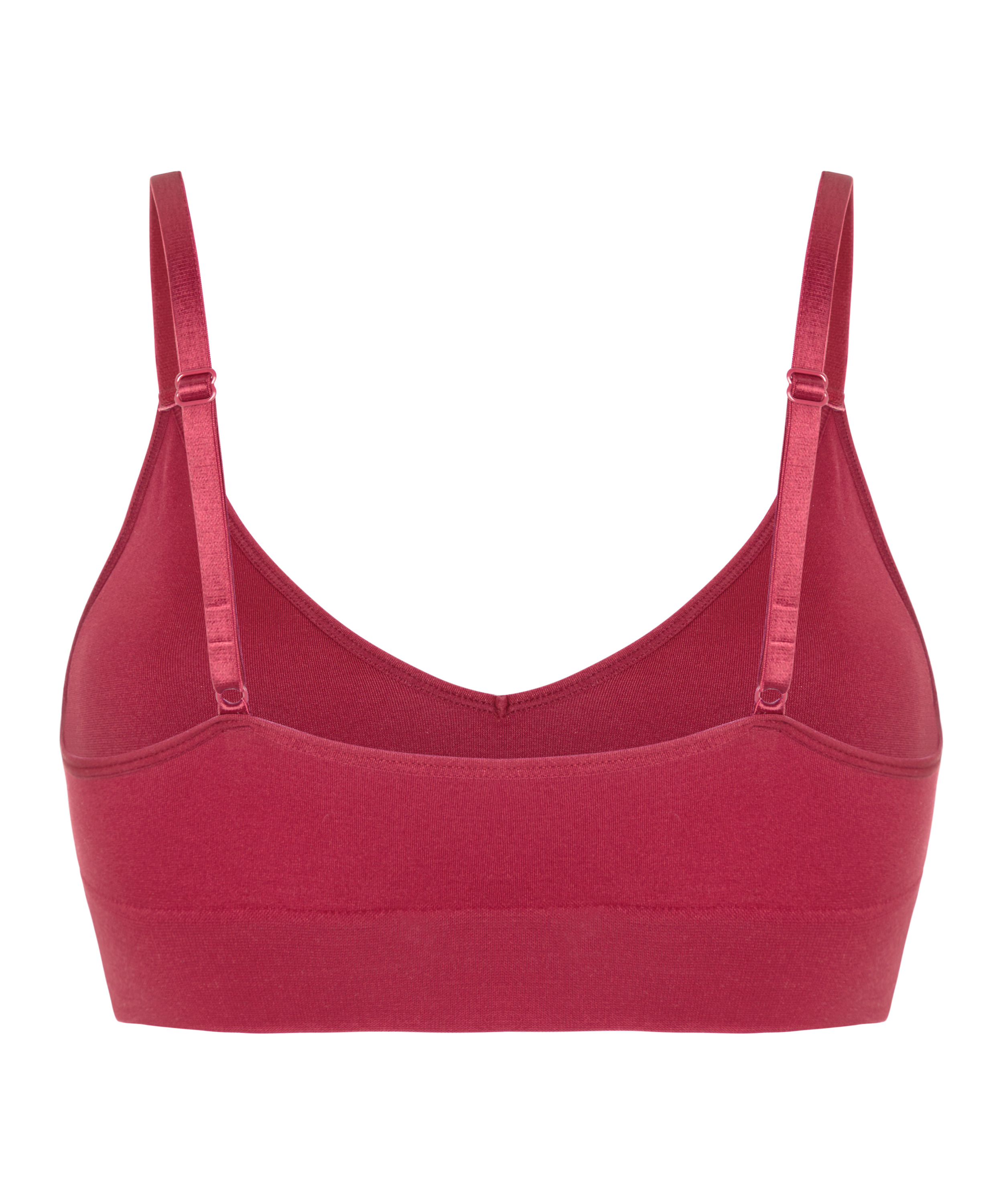 Tr&oacute;jkątny biustonosz bralette Dide, Czerwony, main