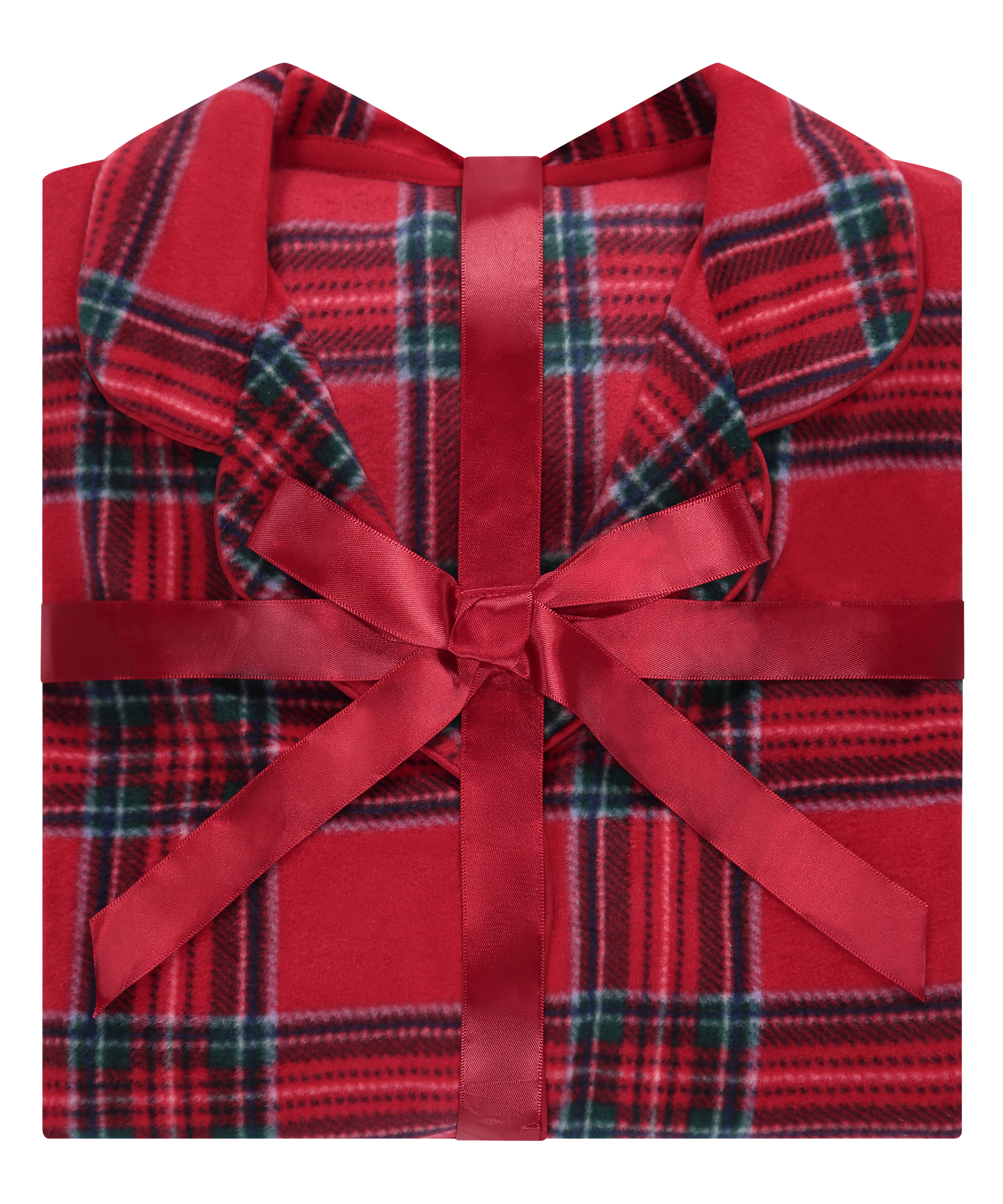 Piżama we wz&oacute;r Fleece, Czerwony, main