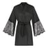 Kimono Satin Lace, Czarny