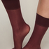 Skarpetki Sheer Back Seam, Fioletowy