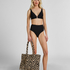 Torba Tote Bag Zebra Print, Czarny