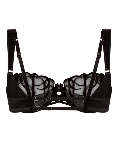 Biustonosz Olivia Usztywniony Bez Wkładek, Czarny