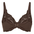 Biustonosz nieusztywniany z fiszbinami Diva, Brązowy