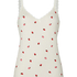 Singlet Piżamowy Pointelle, Biały