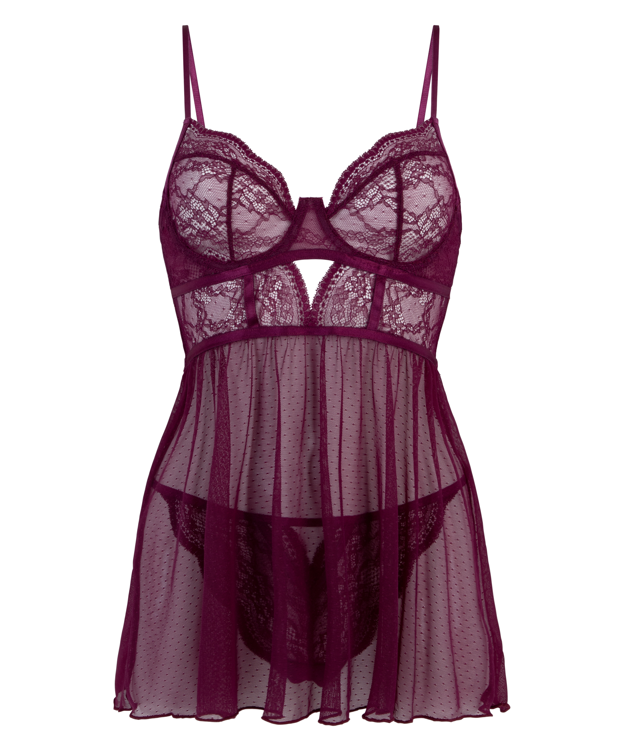 Babydoll Isabelle, Fioletowy, main