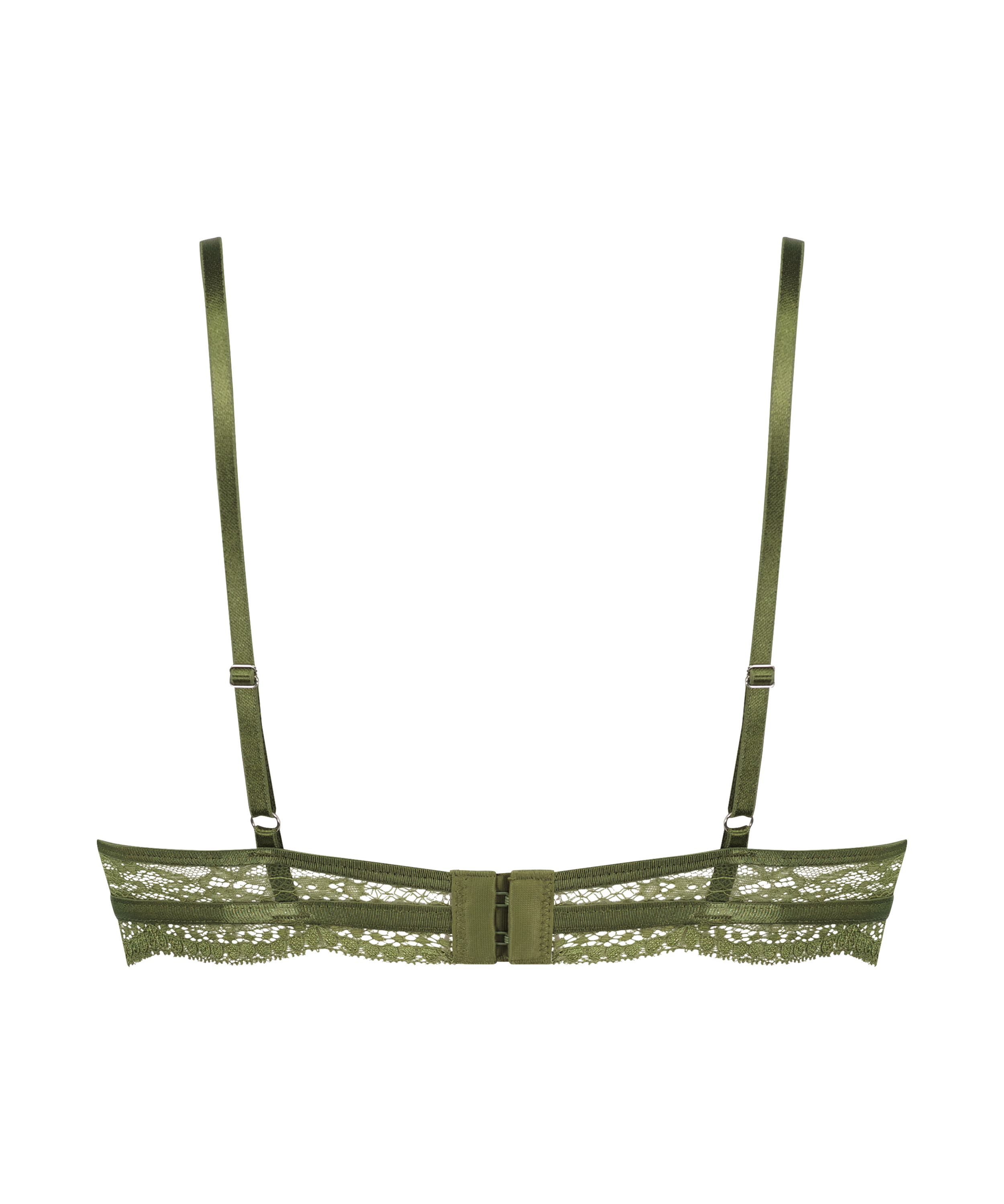 Nieusztywniany biustonosz z fiszbinami Isabelle, Zielony, main