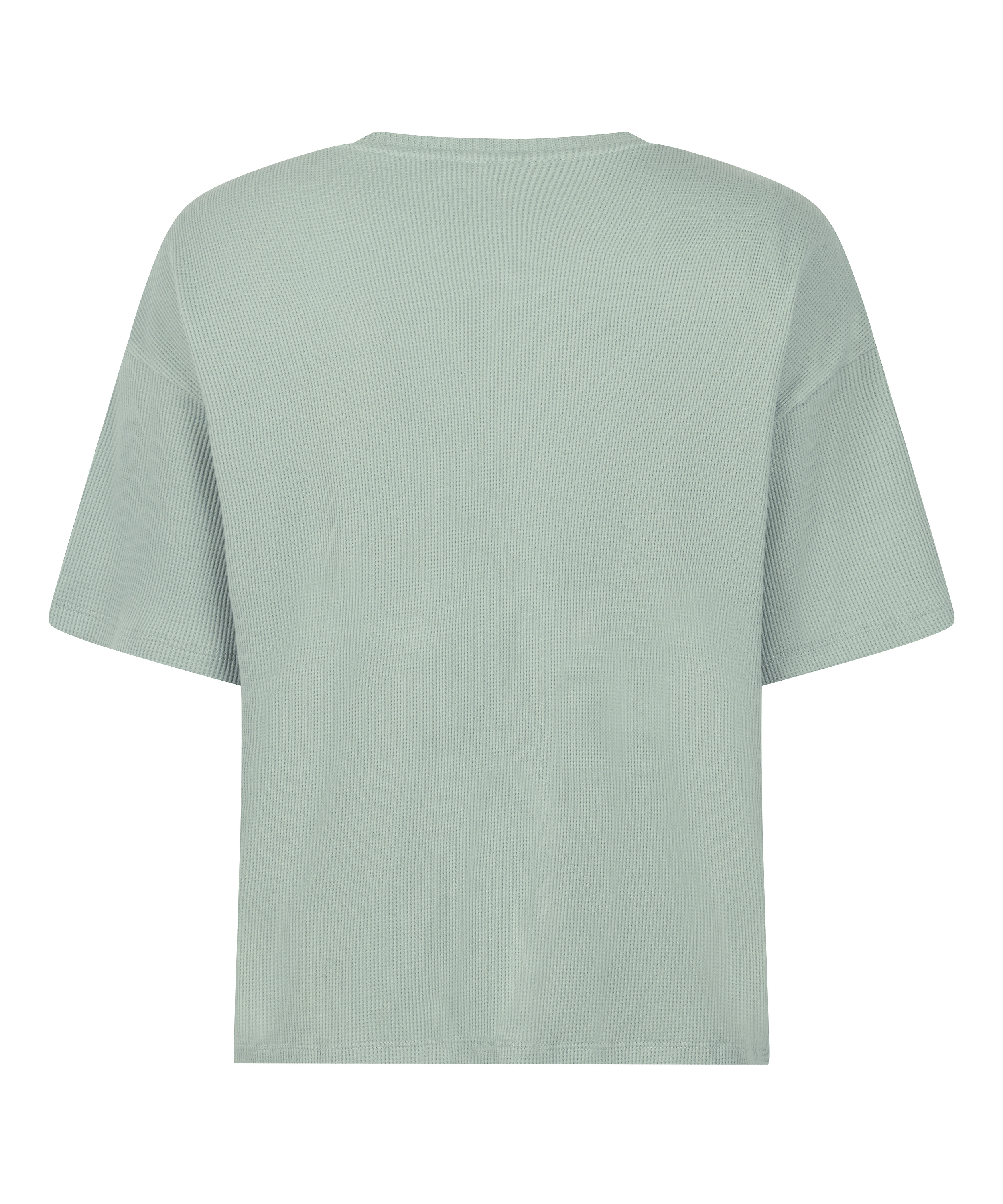 Pyjama Top Waffle, Zielony, main
