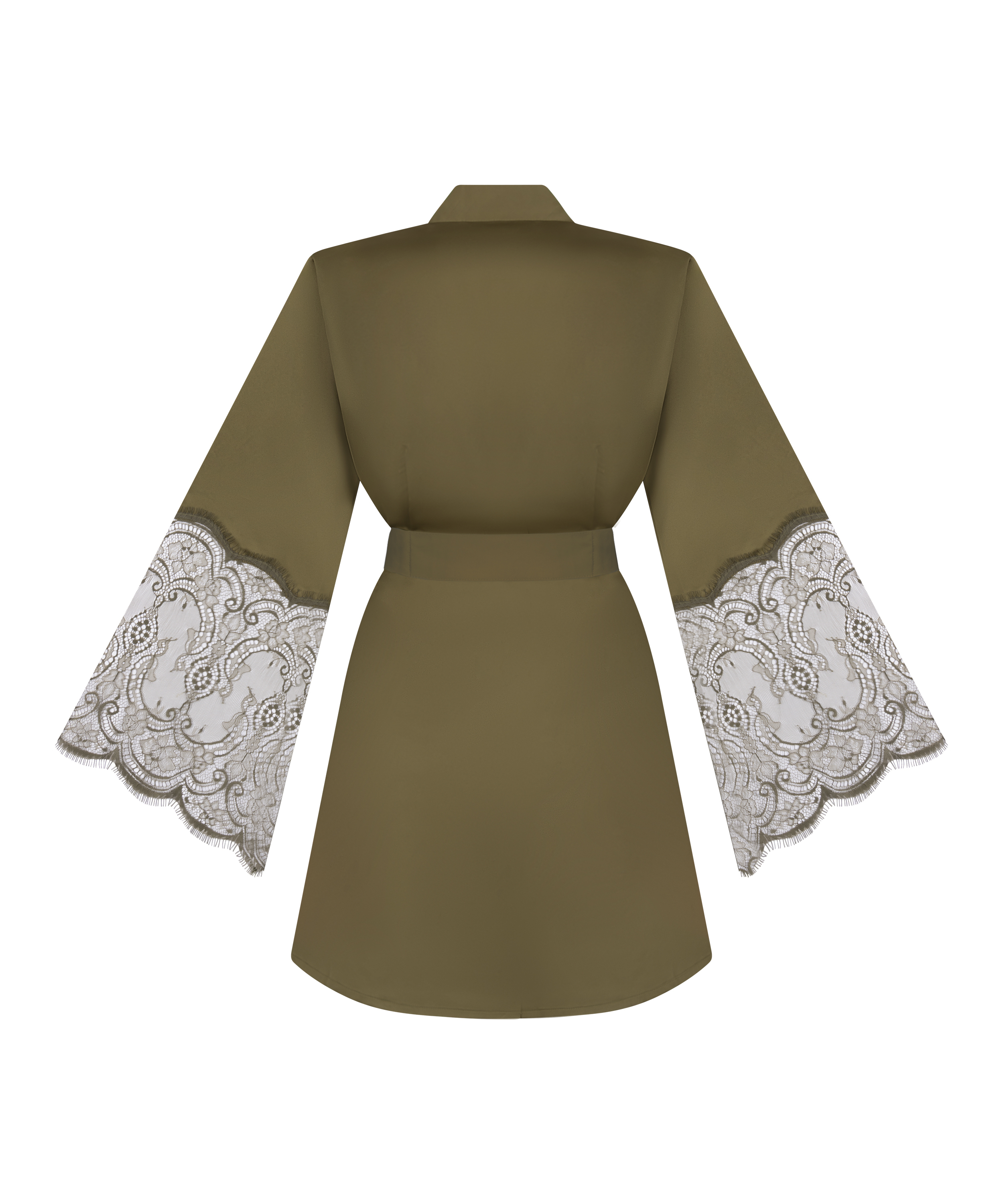 Satynowe kimono, Zielony, main