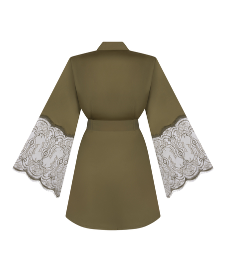 Satynowe kimono, Zielony