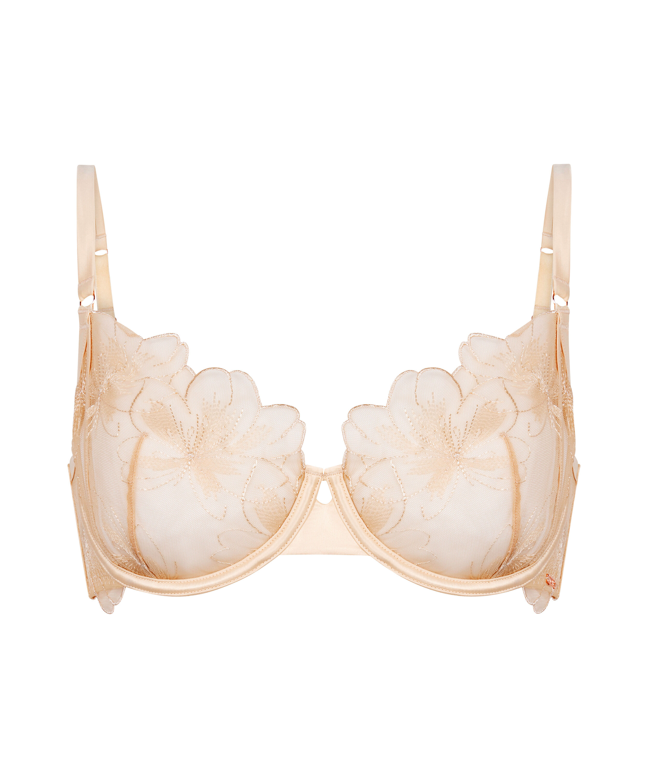 Biustonosz bez usztywnienia z fiszbinami Emilia, Ż&oacute;łty