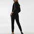 HKMX Velvet Sports Pants, Czarny
