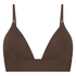 Tr&oacute;jkąt Bralette Smooth, Brązowy