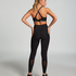 Legginsy z wysokim stanem HKMX Oh My Squat, Czarny