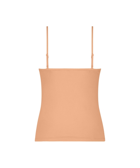 Bluzka z koronkową wstawką cami, Różowy