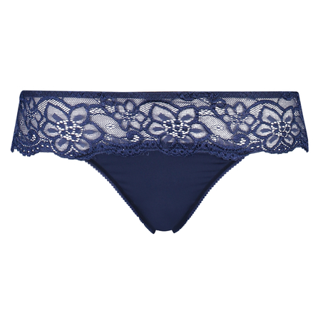 Szorty stringi Rosie, Niebieski