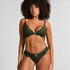 Tr&oacute;jkątny biustonosz bralette Amara, Zielony