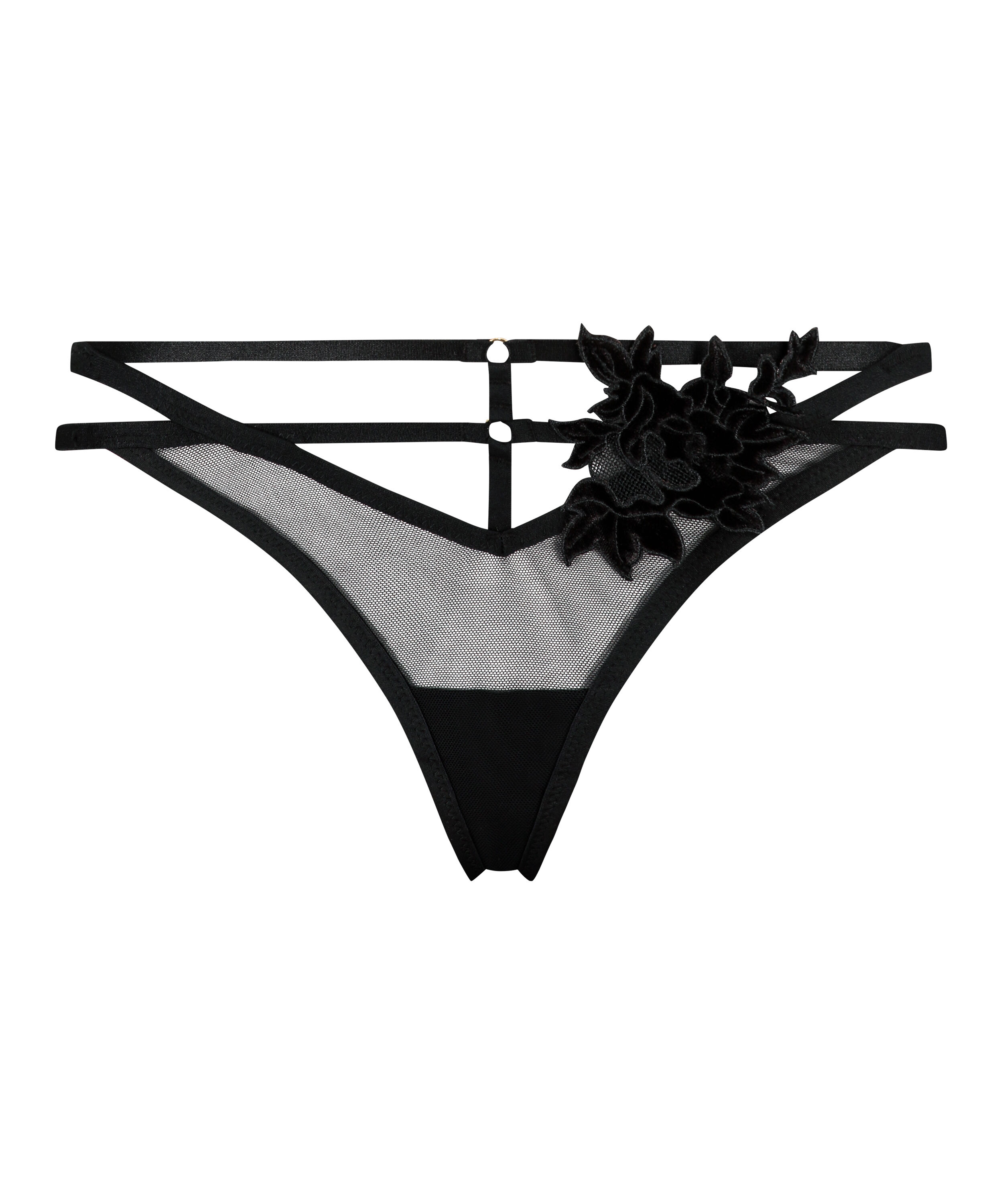 Stringi tanga Effie, Czarny
