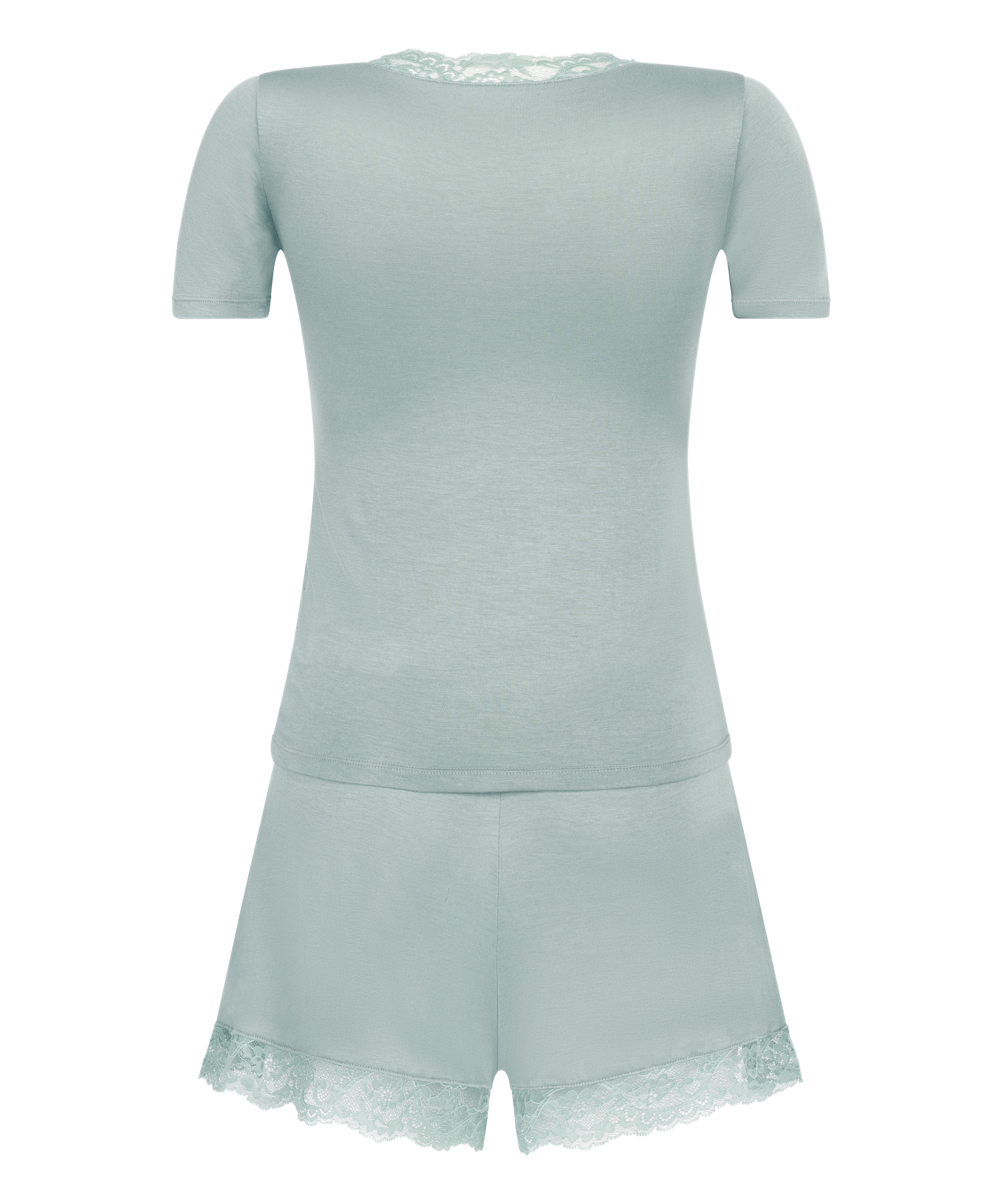 Dżersejowy zestaw piżamowy, Zielony, main