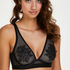 Amelia non-padded underwired bra, Czarny