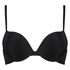 Padded underwired push-up bra, Czarny