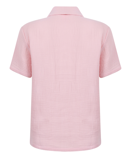 Muślinowa narzutka, R&oacute;żowy