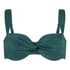 G&oacute;ra Bikini Azua z Fiszbinami Bez Wkładek, Zielony