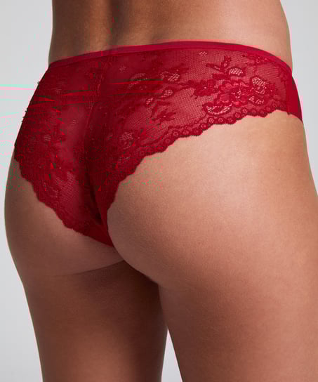 Brazyliany Lace Back, Czerwony