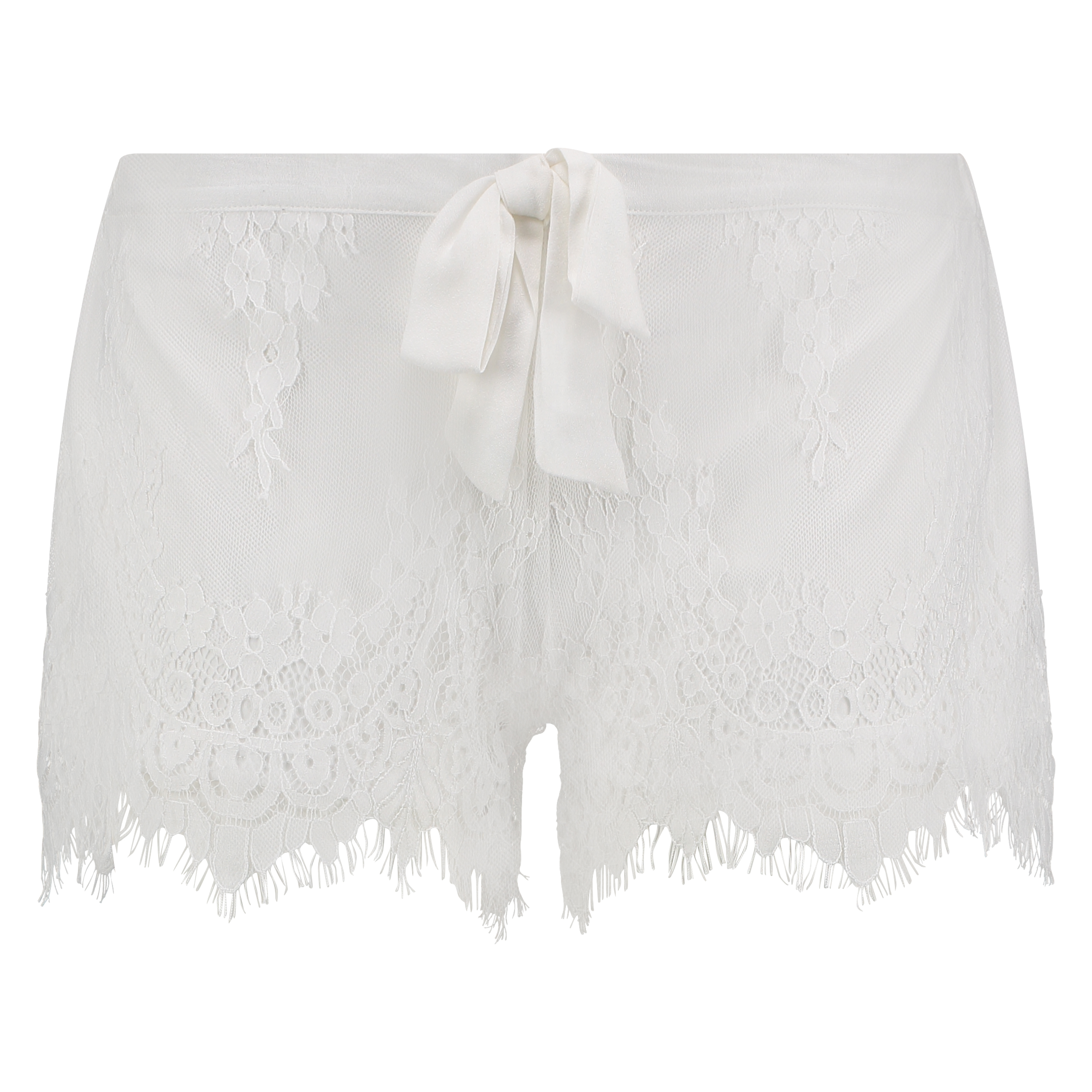 Lace Shorts, Biały, main