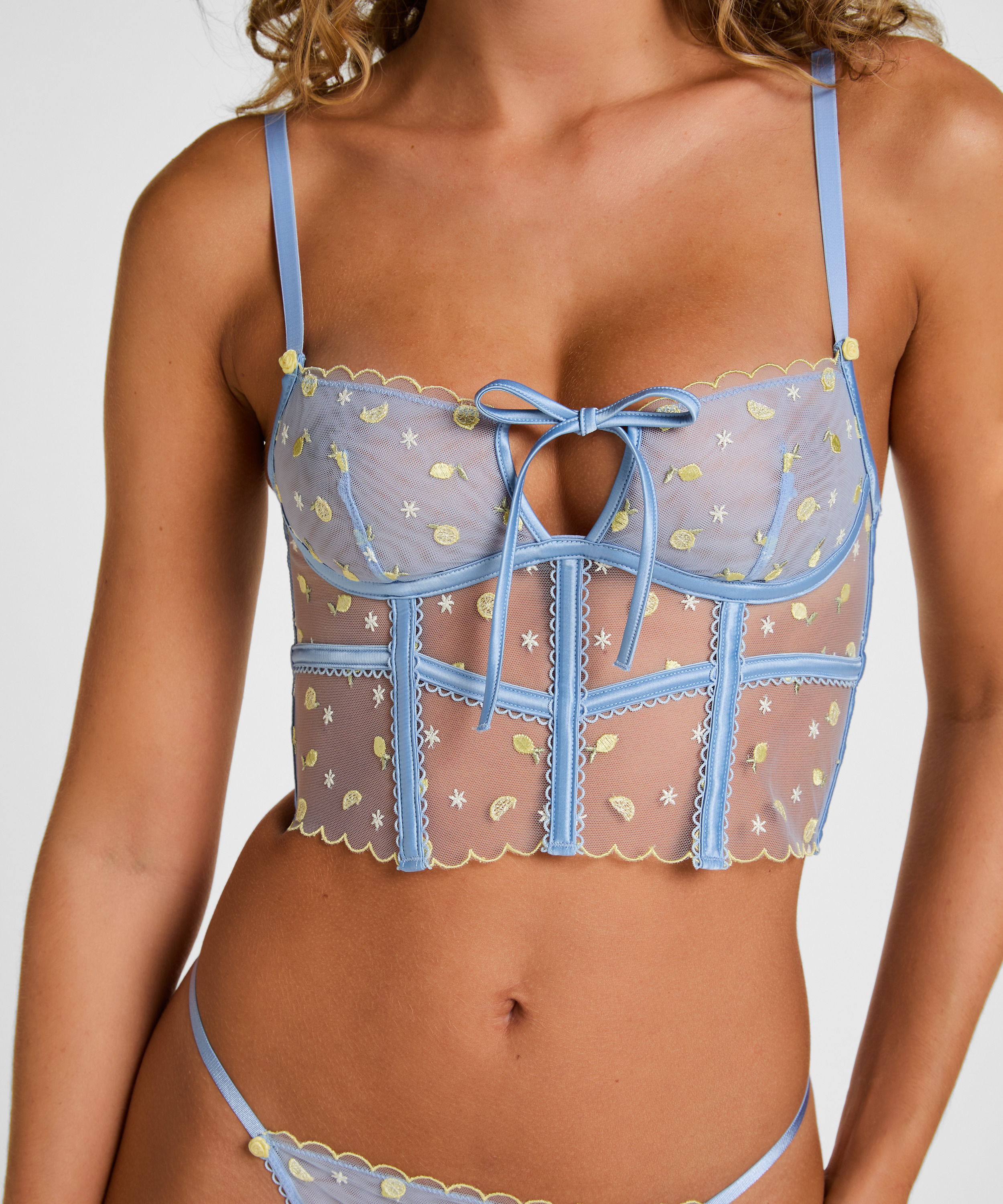 Bustier Harriet, Niebieski, main