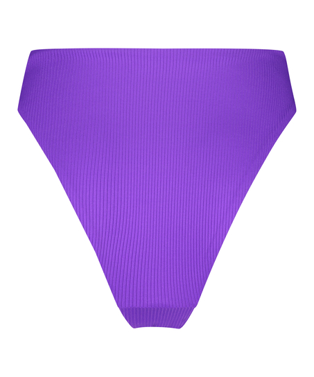 Majtki Bikini Wysoko Krojona Eclipse, Fioletowy
