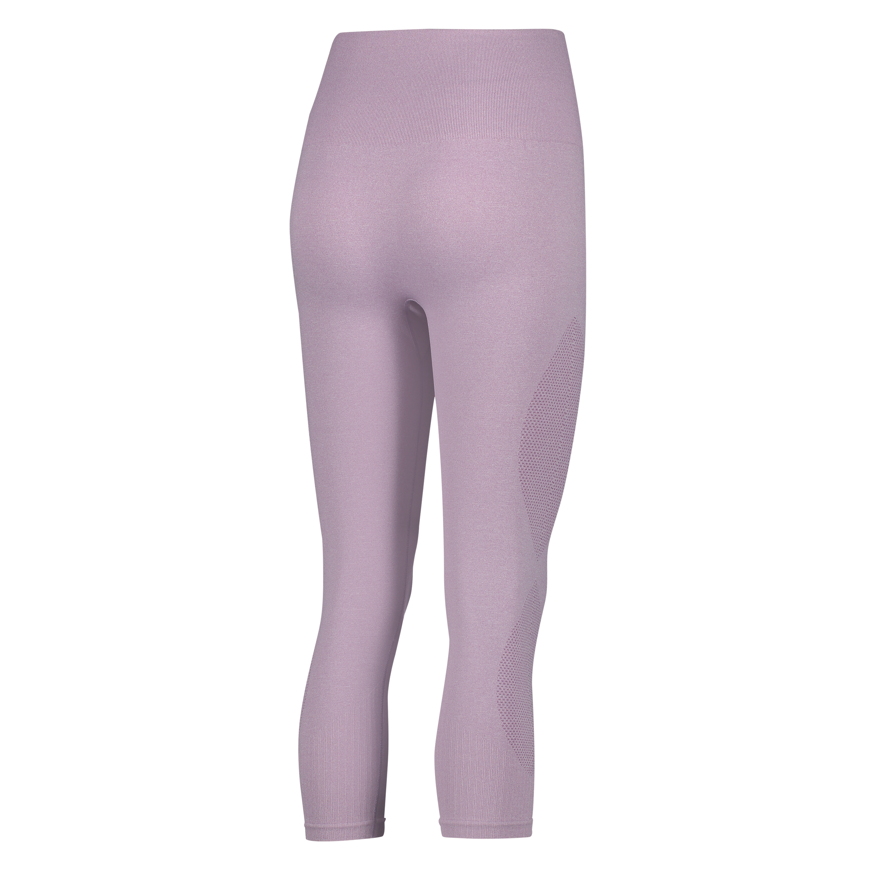 HKMX high waist capri round knit, Fioletowy, main