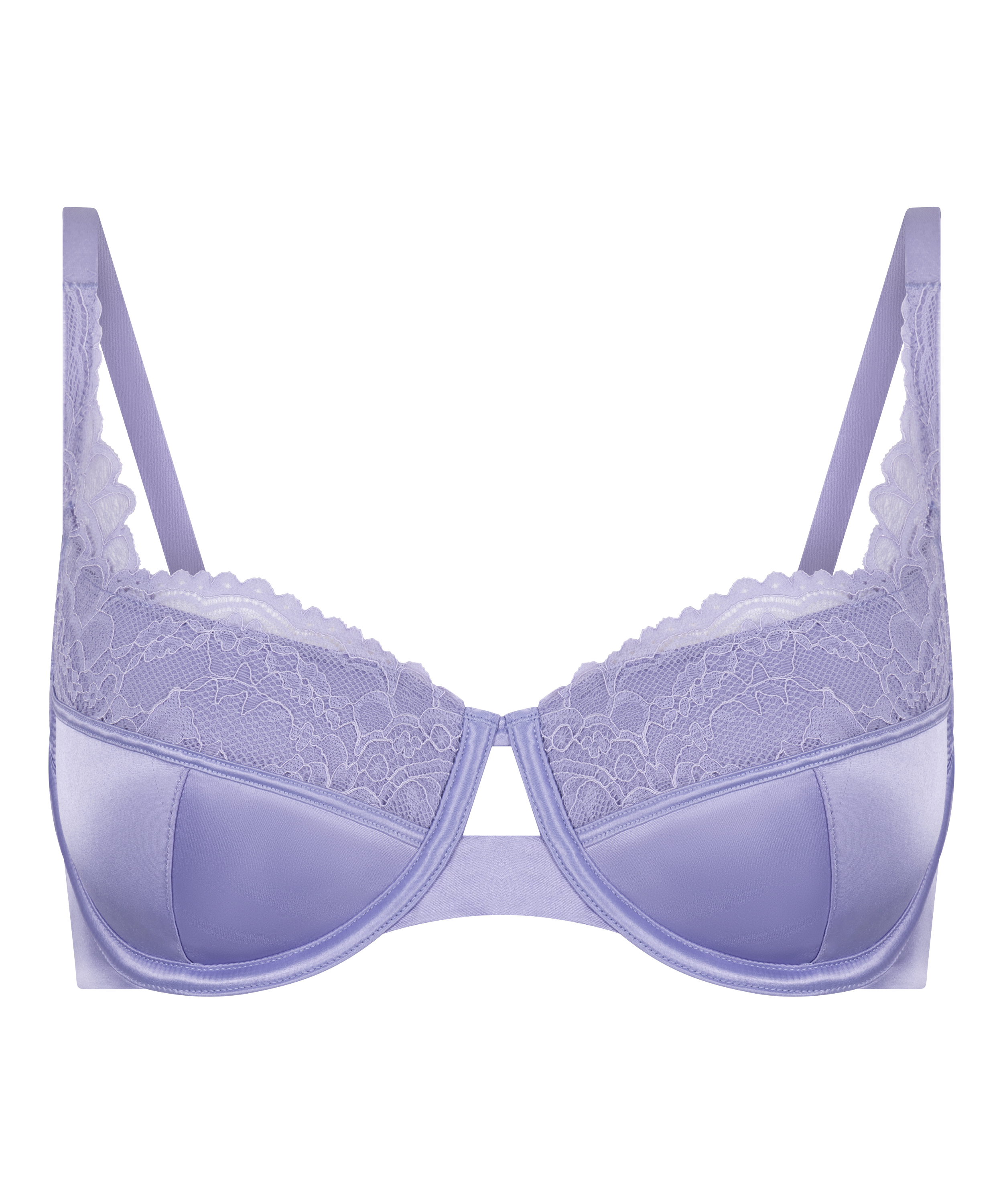 Biustonosz usztywniany z fiszbinami Adele, Fioletowy, main