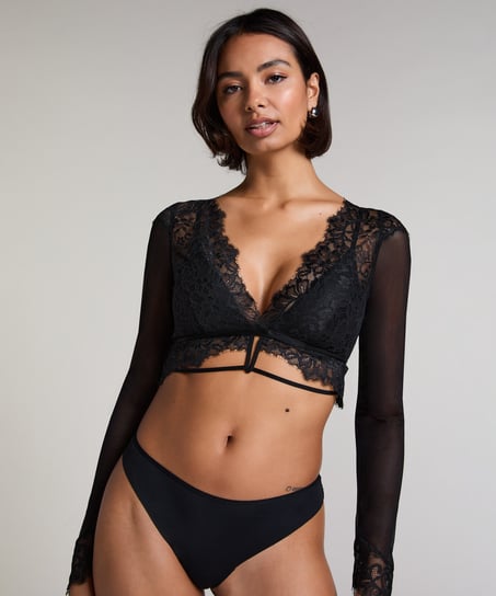 Bralette Ella, Czarny