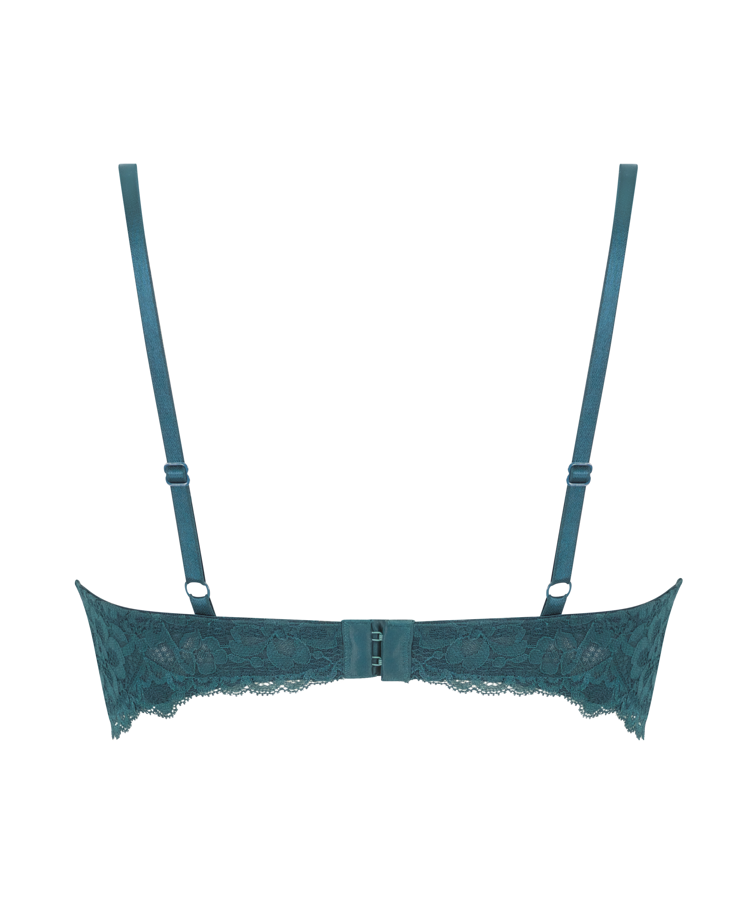 Wyściełany biustonosz push-up z fiszbinami Marine, Niebieski, main