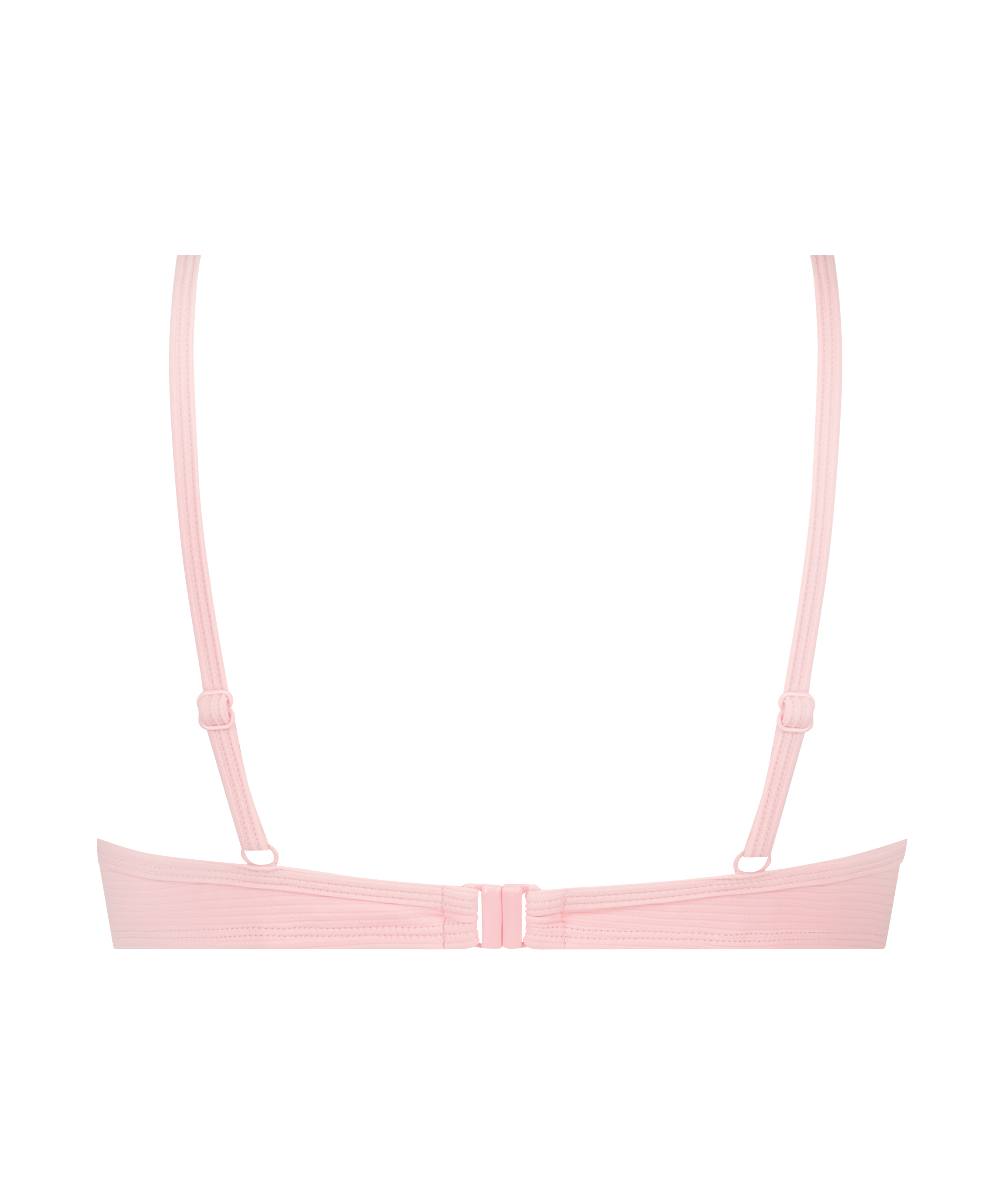 Nieusztywniona góra od bikini z fiszbinami Texture, Czarny, main