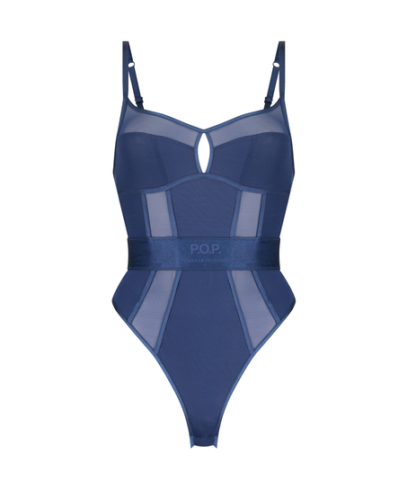 Siateczkowe body Flexing, Niebieski