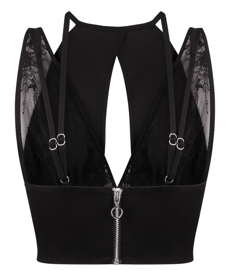 Biustonosz bralette Vivianne, Czarny