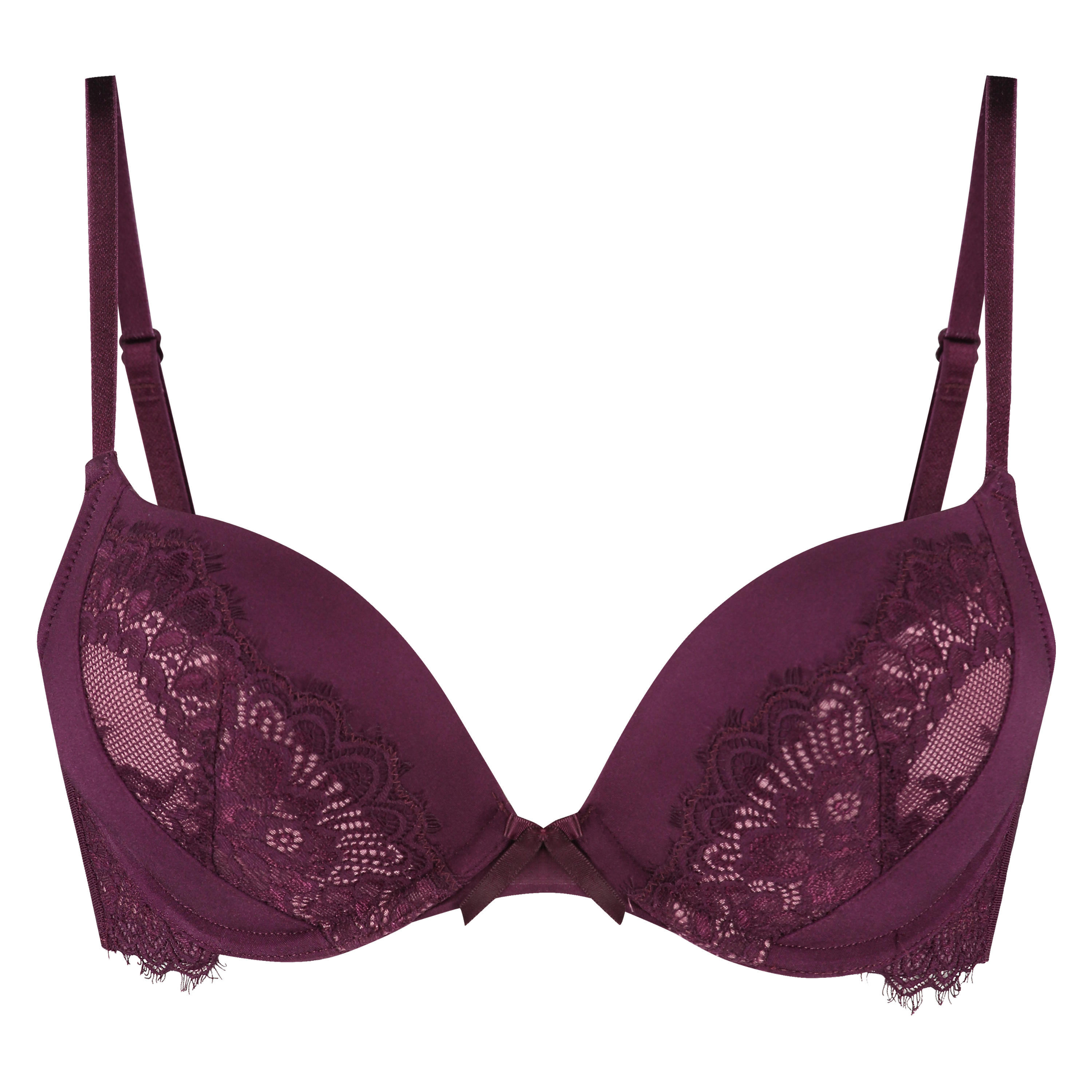Macy padded underwired maximizer bra, Fioletowy, main