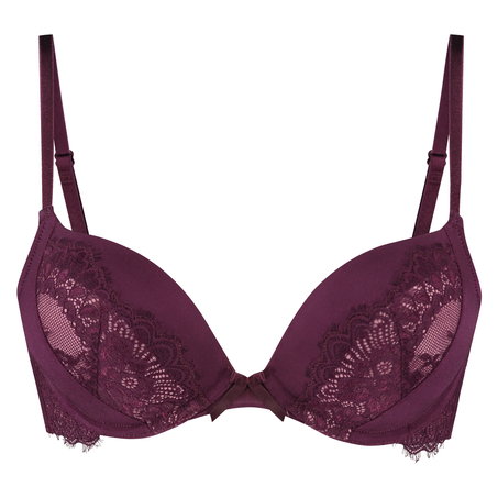 Macy padded underwired maximizer bra, Fioletowy