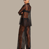 Spodnie Lace Camille, Czarny
