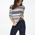 PJ Fleece Fairisle, R&oacute;żowy