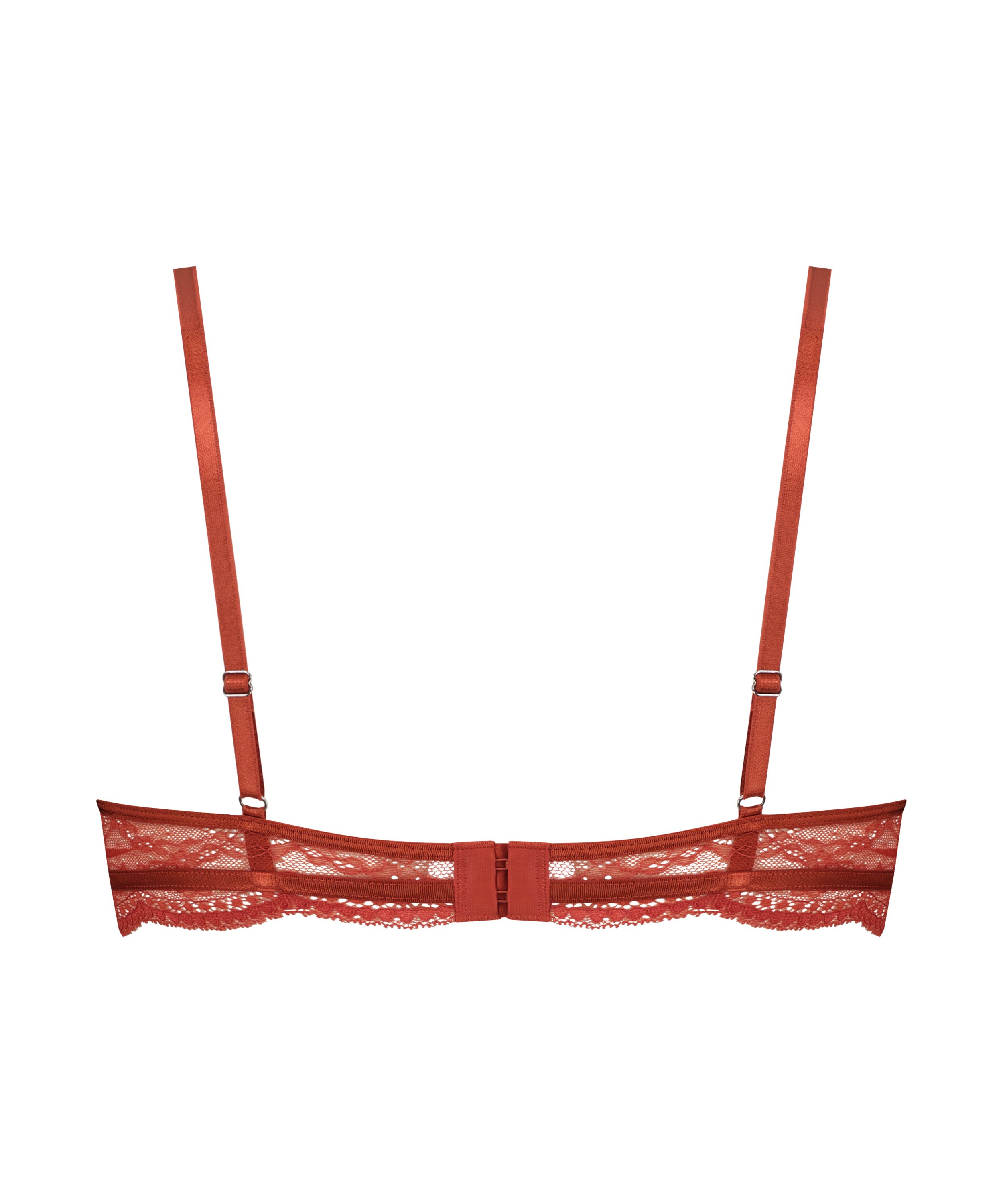 Nieusztywniany biustonosz z fiszbinami Isabelle, Pomarańczowy, main