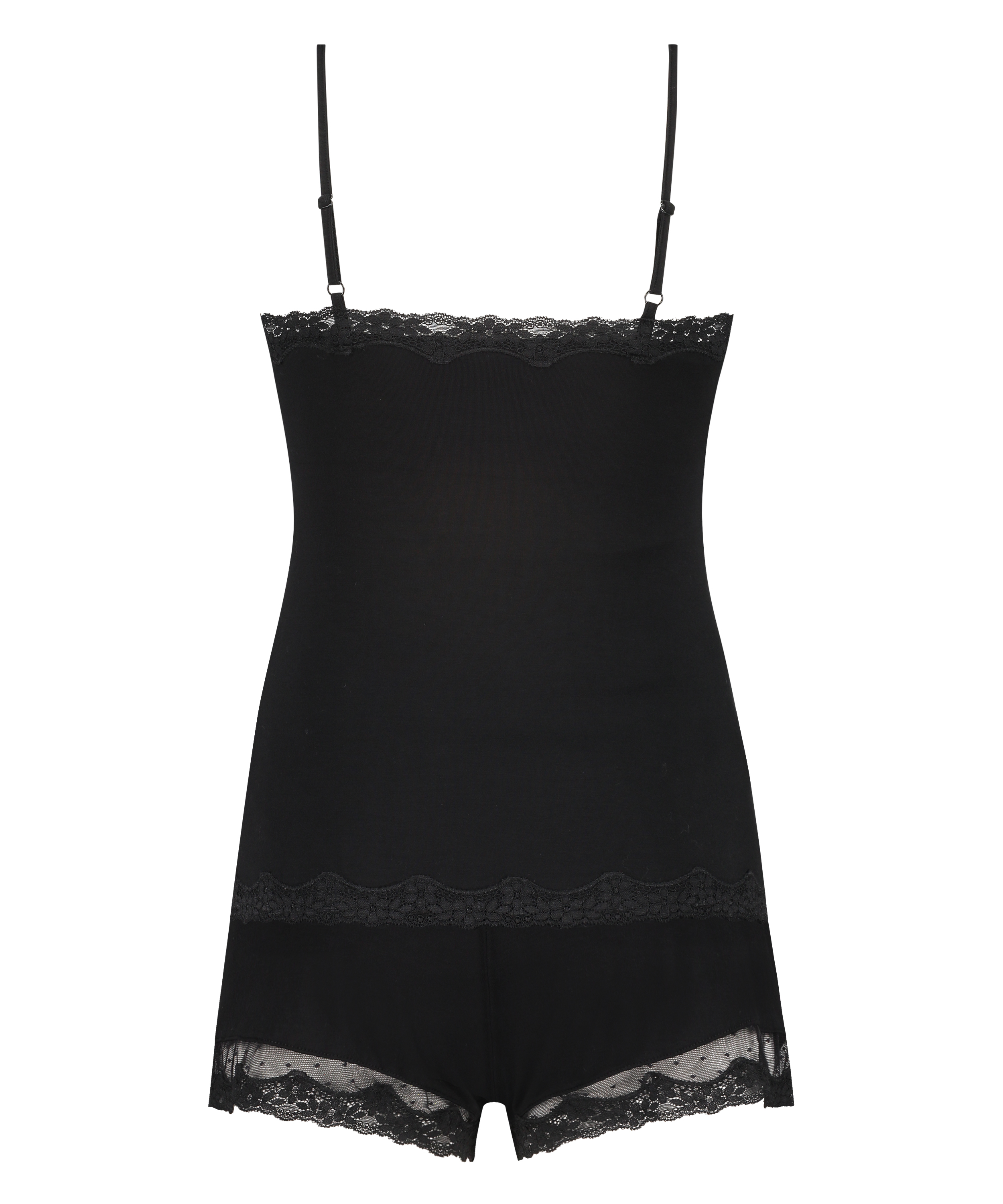 Zestaw piżamowy, Czarny, main