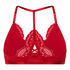 Trójkątny biustonosz bralette Whitney, Czerwony